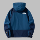 25/26 New THE NORTH FACE Royal Blue Hooded Waterproof assault suit#防水