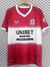 25/26 Middlesbroughl Home Fans Soccer Jersey