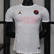 25/26 PSG Ancient Money Pattern Special Edition White  Player Version  Soccer Jersey