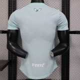 25-26 Algeria Stripe Light Green  Player Version Soccer Jersey