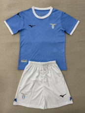 25/26 Lazio Home Kids Fans Soccer Jersey