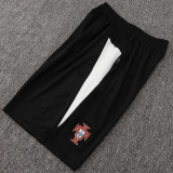 25-26 Portugal  Green Black Training Short Suit #D2506