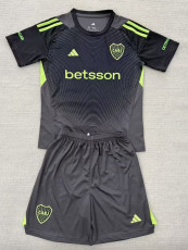 25/26 Boca Juniors Goalkeeper Black Kids Soccer Jersey