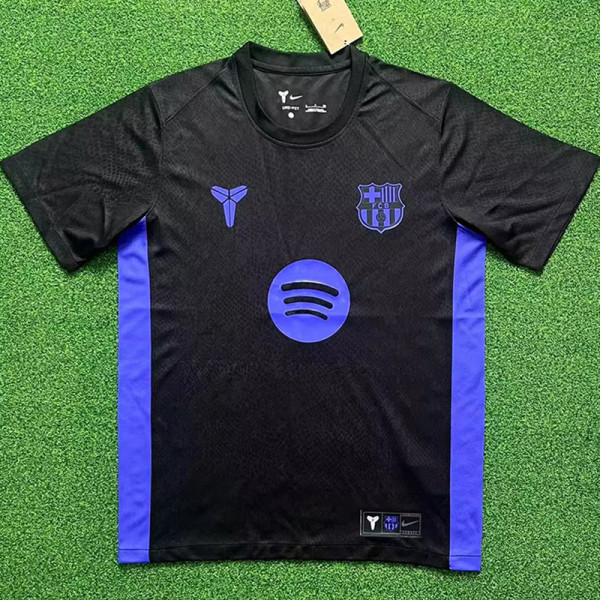 25/26 BAR  Special Edition Black  Fans Soccer Jersey(蓝胸花）