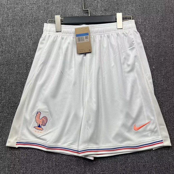 26/27 France White Shorts Pants