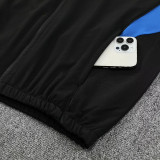 25/26 Man Utd Black Hooded Windbreaker Tracksuit