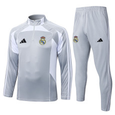 25/26 RMA Grey Half Pull Tracksuit#B25114(半拉链)