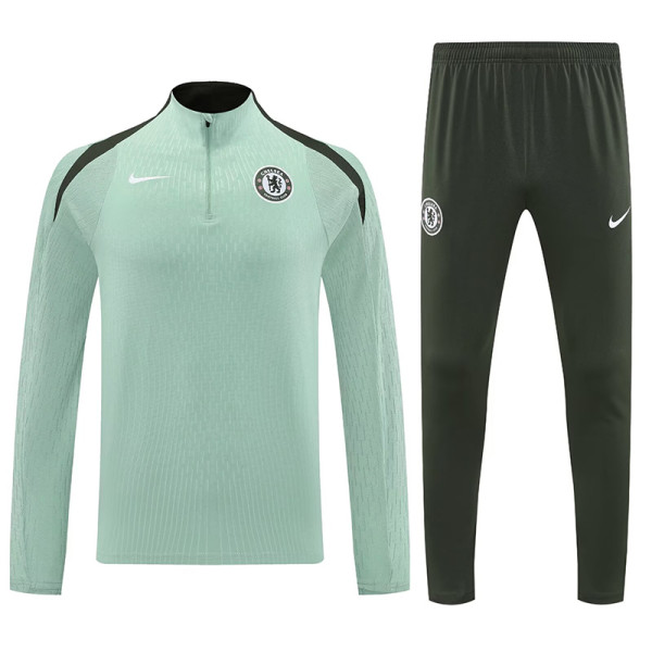 25/26 CHE Light Green Half Pull Tracksuit  (半拉链、浅绿)
