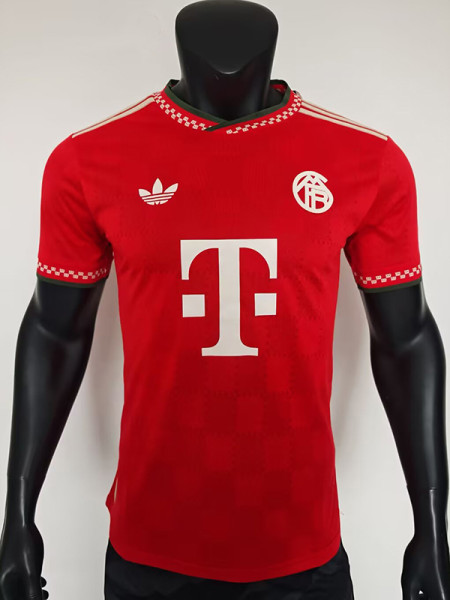 25/26 Bayern Special Edition Red Player Version Soccer Jersey