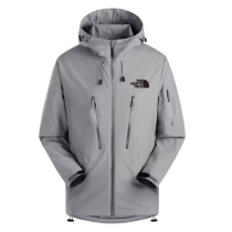 25/26 New THE NORTH FACE Grey Hooded Waterproof assault suit#防水