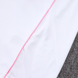 25/26  JUV White Tank top and shorts suit#D25109
