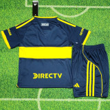 25/26 Boca Juniors Home Kids Soccer Jersey
