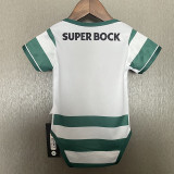 25/26 Sporting Lisbon Home Baby Infant Crawl Suit