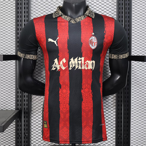 25/26 ACM Special Edition Red &Black Player Version Soccer Jersey