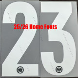 25/26 Frankfurt Home Fans Soccer Jersey