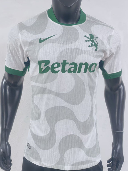25/26 Sporting Lisbon Away  Player Version Soccer Jersey