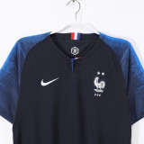 2018 France Home Retro Soccer Jersey