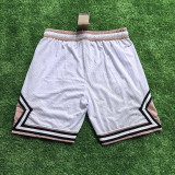 25/26 Flying Man Casual NBA Edition Whit & Pink shorts#J2431