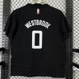 2025 T262 Clippers  WESTBROOK #0 NK Black  Pure Cotton  T-shirt