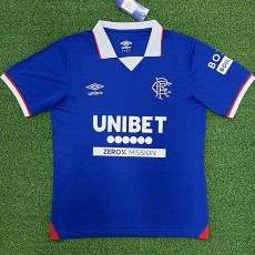 25/26  Rangers Home Fans Soccer Jersey