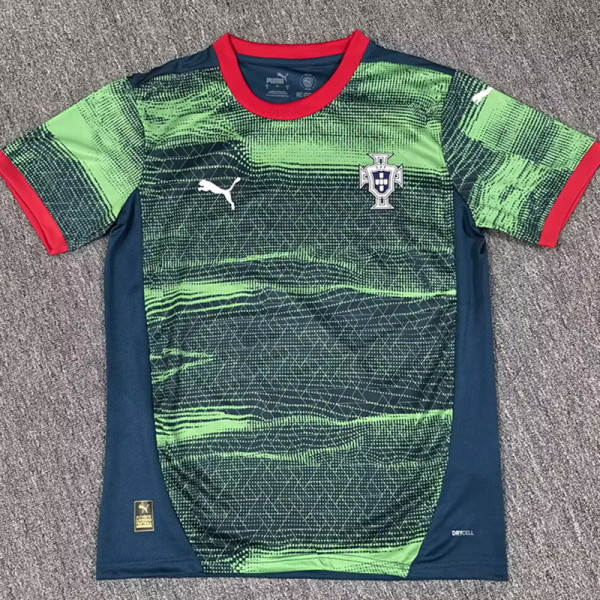 25-26 Portugal Dark Green  Training shirts