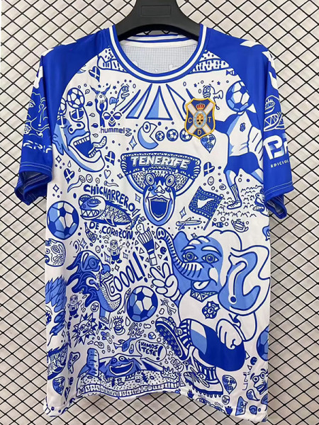 25/26 CD Tenerife Limited Edition Fans Soccer Jersey