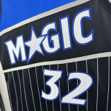 25/26 Magic ONEAL #32 Black Flying Man Limited Top Quality Hot Pressing NBA Jersey