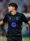 25/26 BAR  Special Edition Black Player Version Soccer Jersey(蓝胸花）