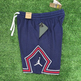 25/26 PSG Flying Man Casual NBA Edition Royal Blue shorts