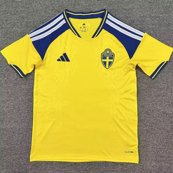 26/27 Sweden Home Fans Soccer Jersey