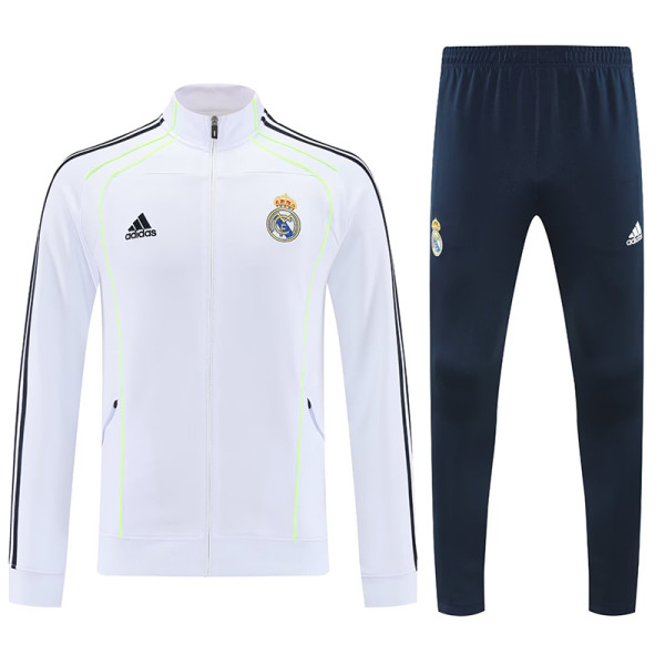 25/26 RMA White &Green Edge  Jacket Tracksuit(绿边线)