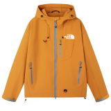 25/26 New THE NORTH FACE Yellow Hooded Waterproof Windbreaker#防水