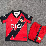25/26 Rayo Vallecano Away Kids Soccer Jersey