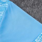 25/26 Man City Light Blue Inkjet Training Short Suit#D25219