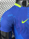 25-26 Brazil Away  Player Version Soccer Jersey（带星）