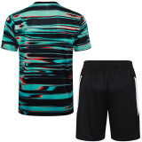 25-26 Portugal  Green Black Training Short Suit #D2506