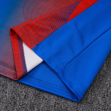 25-26 PSG Blue Red Inkjet Kids Half Pull Tracksuit#E25188 (童装/半拉链)