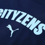 25/26 Man City Royal Blue Training Short Suit