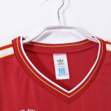 1986/1987 LIV Home Long Sleeve Retro Soccer Jersey