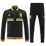 25/26 Cameroon Black Jacket Tracksuit