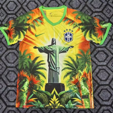 25-26 Brazil Goddess Special Edition Yellow Fans Soccer Jersey