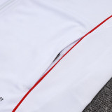 25/26 Ajax White  Kids Jacket Tracksuit#E25126