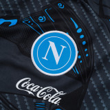 25/26 Napoli Black Inkjet Kids Jacket Tracksuit#E25161童装