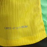 25-26 Brazil Home  Player Version Soccer Jersey（带星）