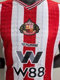 25/26 Sunderland Home Player Version Soccer Jersey