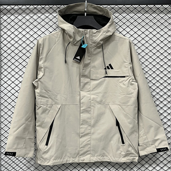 25/26ＡＤ Khaki Thin  Assault  Hooded Windbreaker #H004