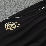 25/26 Argentina Black Hooded Windbreaker Tracksuit
