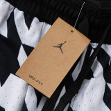25/26  New Jordan Casual NBA Edition Thousand Bird Grid White shorts#C2446