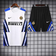 25/26  INT White Tank top and shorts suit
