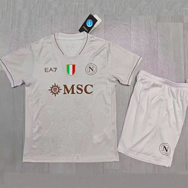 25/26  Napoli Away Kids Soccer Jersey